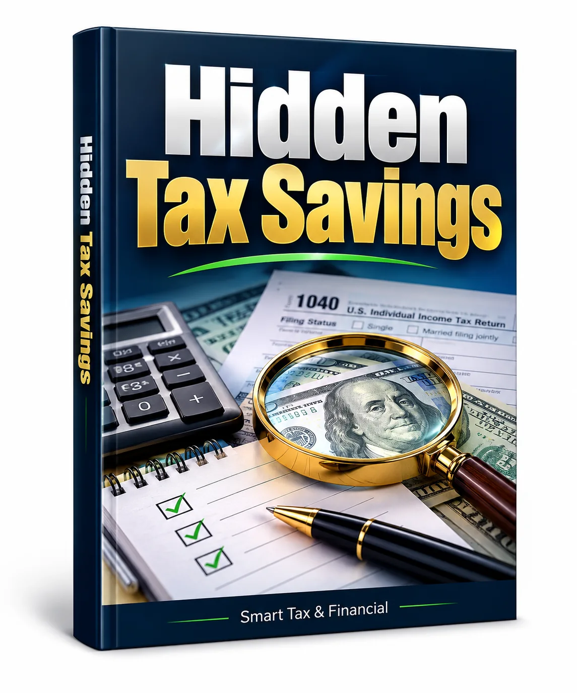 Official Hidden Tax Savings 3D report cover by Smart Tax & Financial